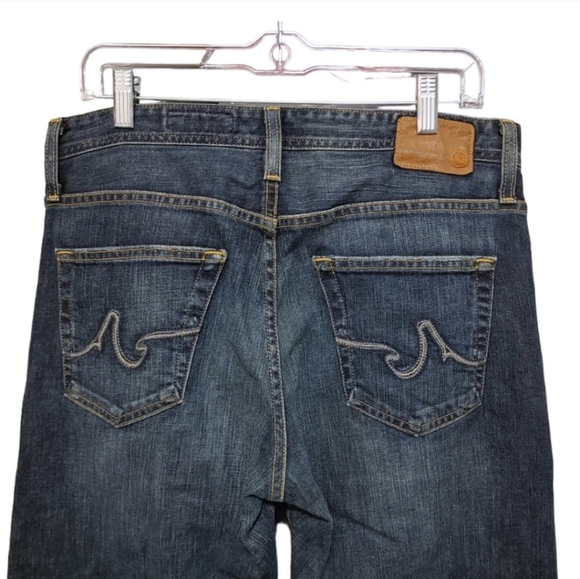 Adriano Goldschmied Hero Straight Relaxed Fit Dark Wash Blue Jeans Mens Size 32 - Picture 6 of 11